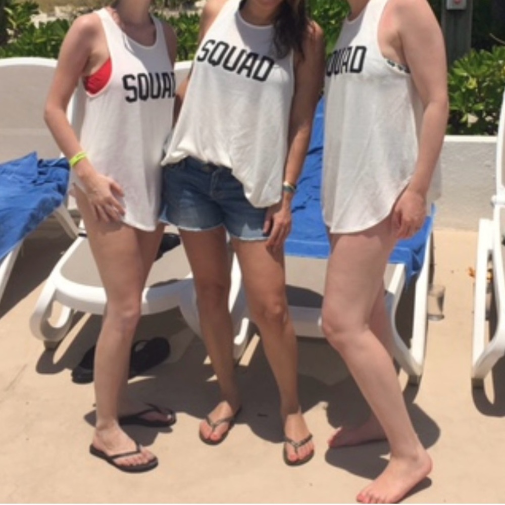 Women’s. SQUAD TANK TOP. Worn once.